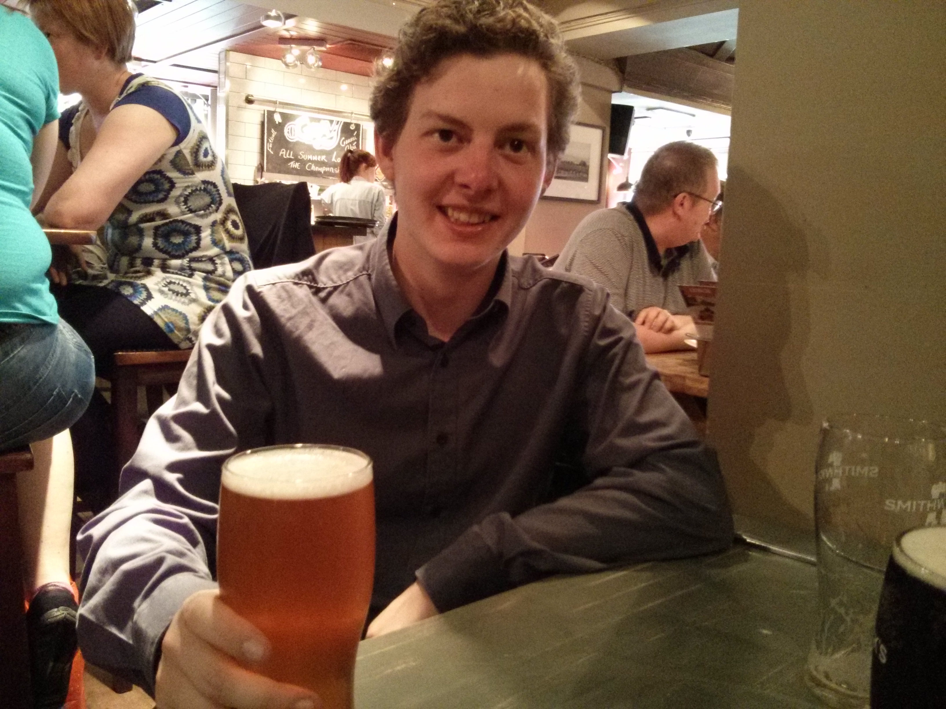 Im Irish Pub mit Oxford Gold!